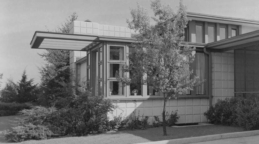 The Howard Ball Residence by Alden B. Dow