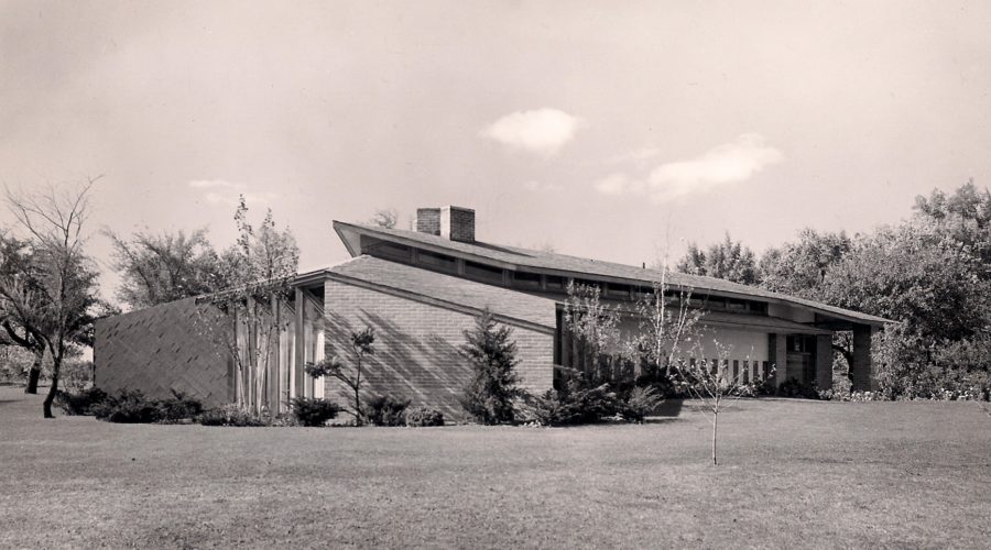 The George Greene Residence, Midland, Michigan by Alden B. Dow