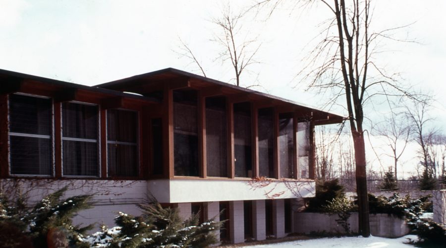 The Arnold Gabel Residence by Alden B. Dow