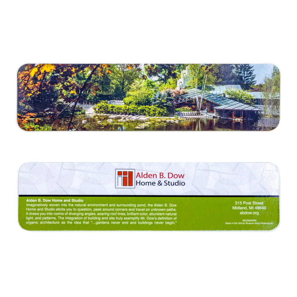 The Alden B. Dow Home and Studio Submarine Laminated Book Mark