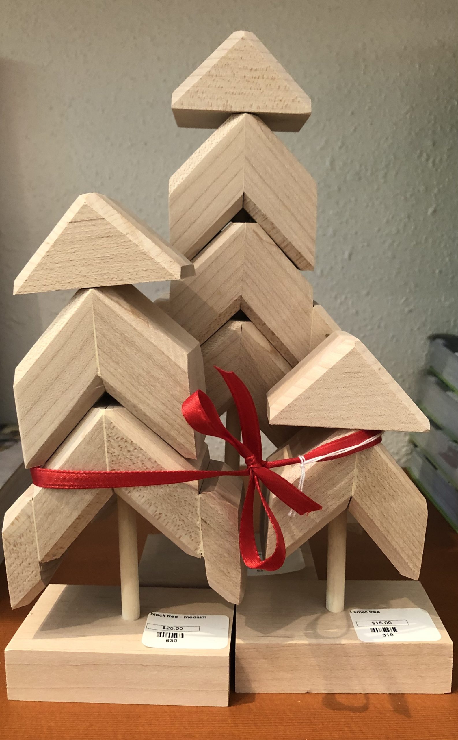 Small wooden craft trees discount