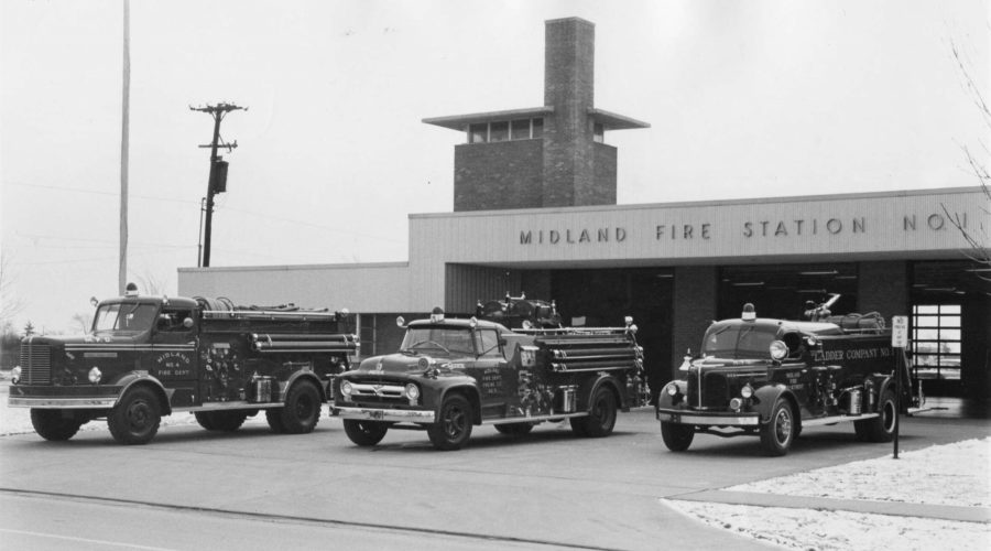 Midland Fire Station No. 1 by Alden B. Dow